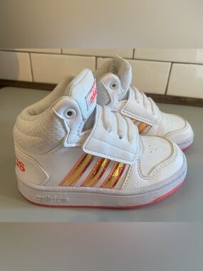 Baby Adidas White High-Top Sneakers